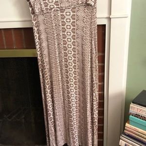 Long tribal skirt